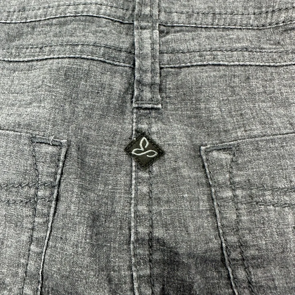 PRANA Women's Coal Gray Chambray Lizbeth Skirt‎ Size Hemp Blend UPF 50 MSRP $69